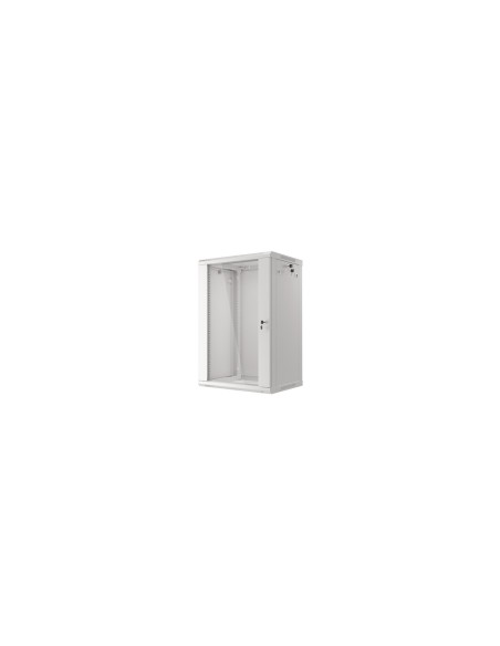 Lanberg WF01-6418-10S armario rack 18U Bastidor de pared Gris