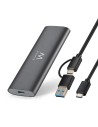 Ewent EW7060 caja para disco duro externo Caja externa para unidad de estado sólido (SSD) Gris Oscuro