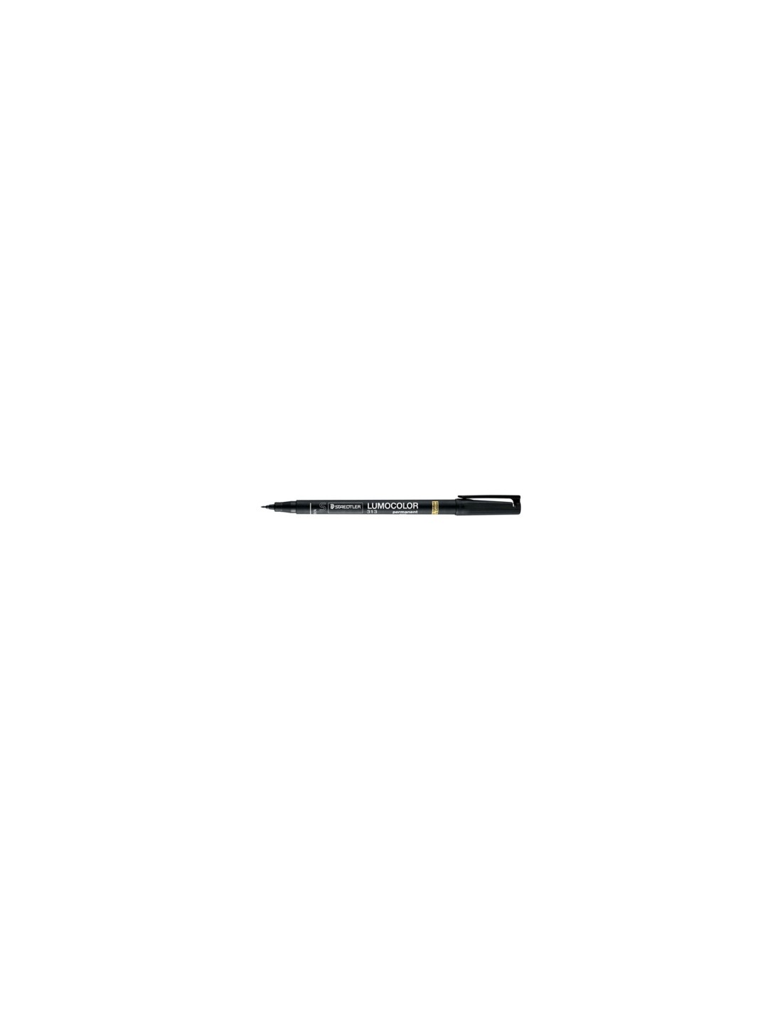 Staedtler 313-2 marcador permanente Punta redonda Negro 10 pieza(s)