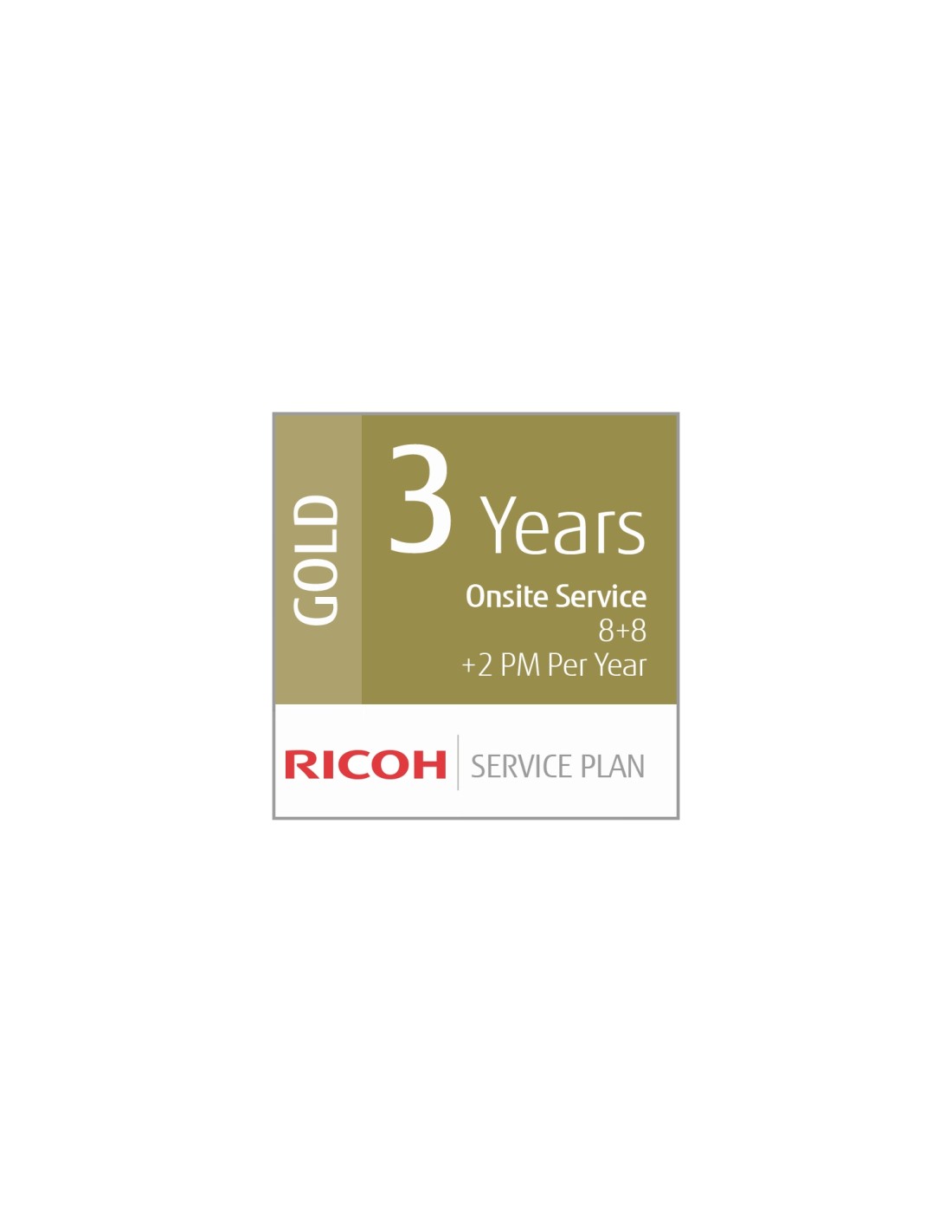 Ricoh Plan de Servicio Oro a 3 años (Producción de Volumen Bajo)