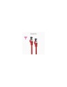 Nanocable Cable de Red Latiguillo Cat.8.1 2GHz LSZH SSTP AWG26, Rojo, 30 cm