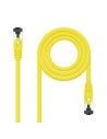 Nanocable Cable de Red Latiguillo Cat.8.1 2GHz LSZH SSTP AWG26, Amarillo, 1 m