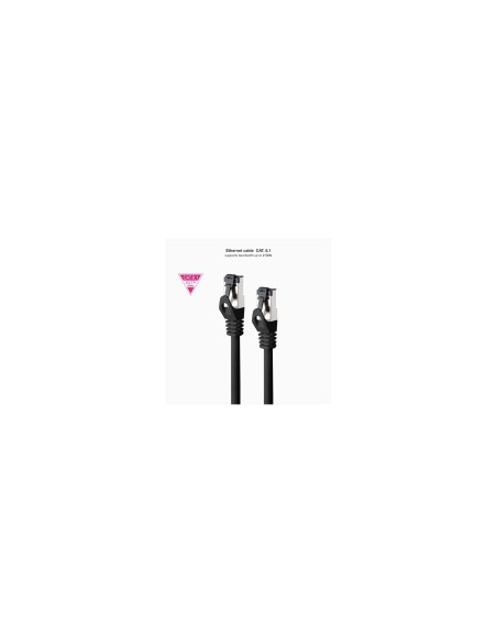 Nanocable Cable de Red Latiguillo Cat.8.1 2GHz LSZH SSTP AWG26, Negro, 7 m