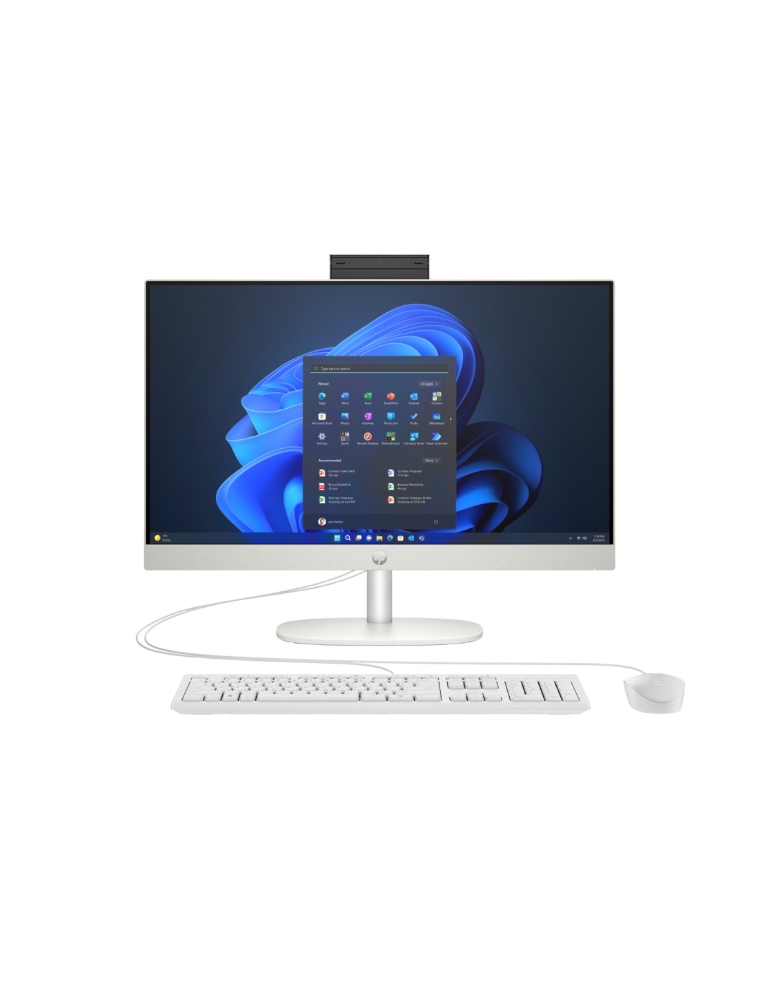 HP ProOne 240 G10 Intel® Core? i5 i5-1334U 60,5 cm (23.8") 1920 x 1080 Pixeles PC todo en uno 8 GB DDR4-SDRAM 256 GB SSD Windows