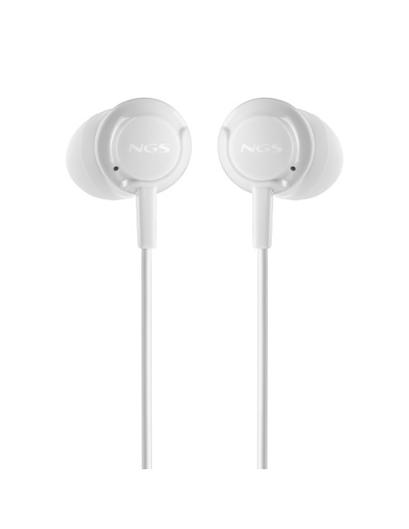 NGS CROSS STEP Auriculares Alámbrico Dentro de oído Llamadas/Música USB Tipo C Blanco