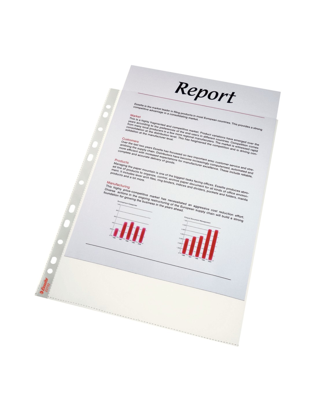 Esselte 4848 protector de hojas 210 x 297 mm (A4) Polipropileno (PP)