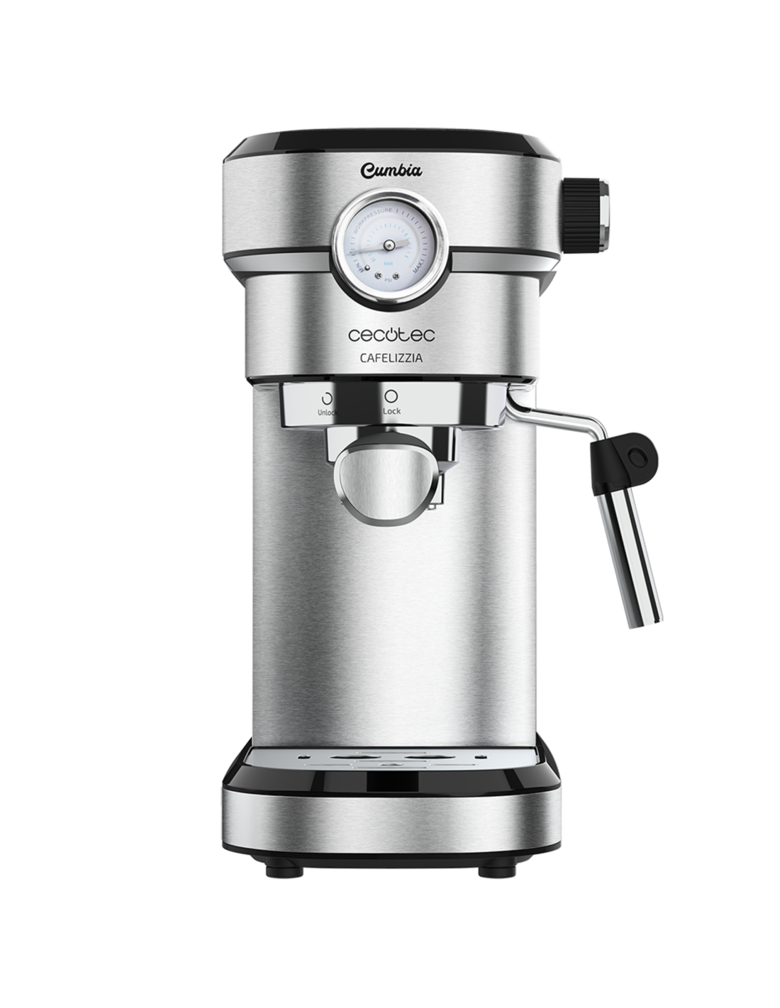 Cafetera espresso cafelizzia 790 steel pro