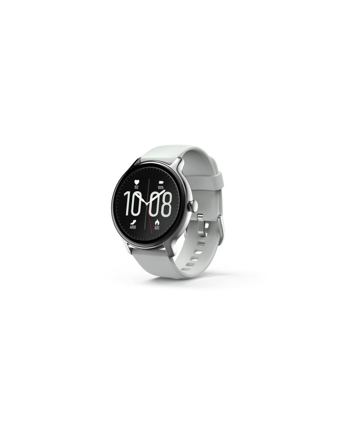 Hama Fit Watch 4910 2,77 cm (1.09") LCD 45 mm Digital Pantalla táctil Plata GPS (satélite)