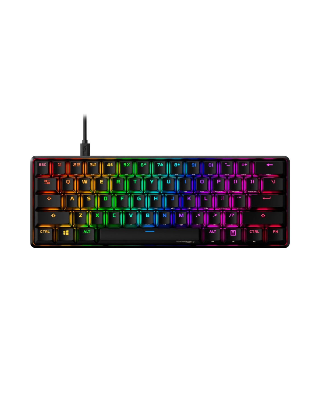 Teclado mecánico gaming HyperX Alloy Origins 60 - HX Red (distribución de EE. UU.)