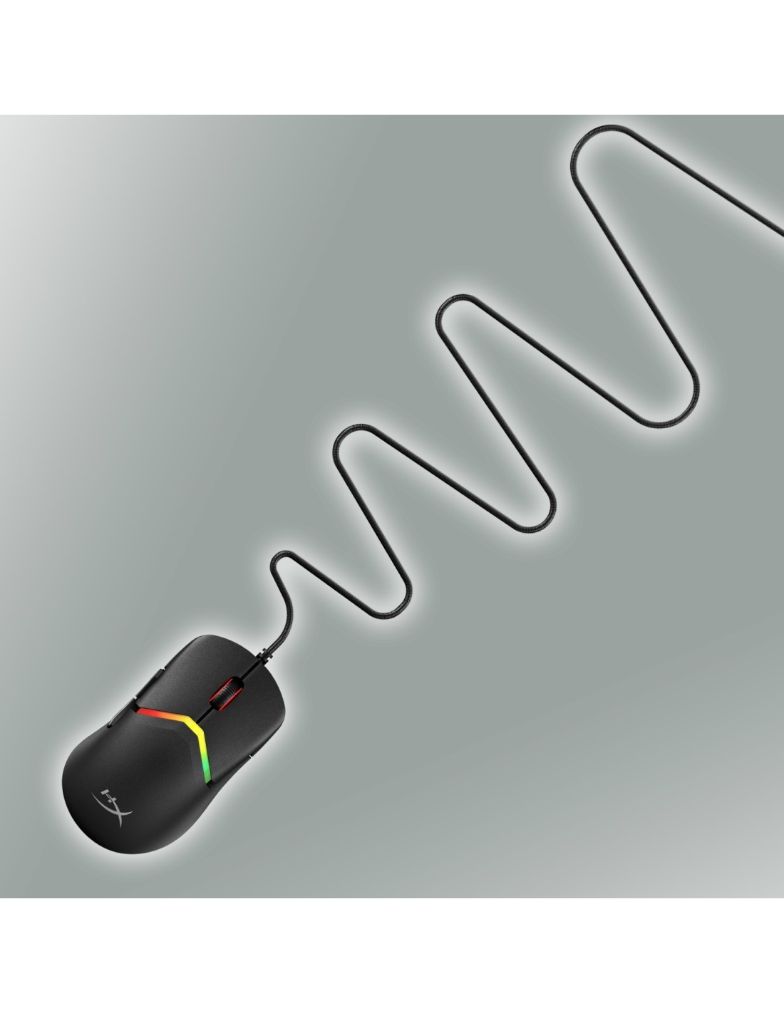 HyperX Pulsefire Fuse: ratón gaming inalámbrico (negro)