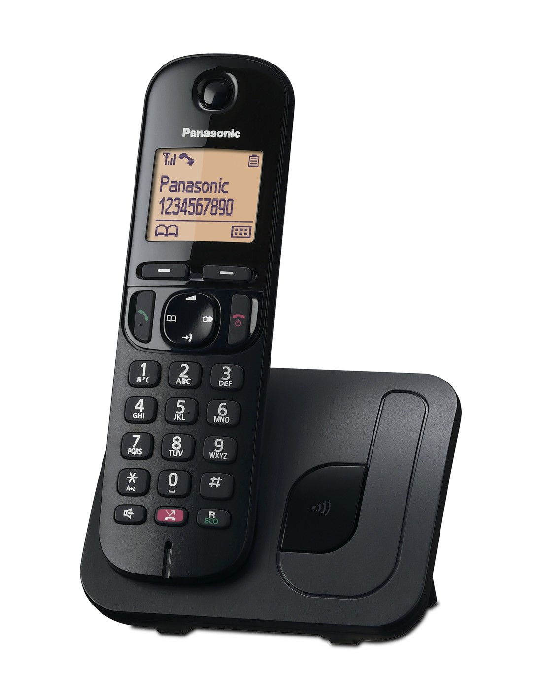Panasonic KX-TGC250 Teléfono DECT Identificador de llamadas Negro