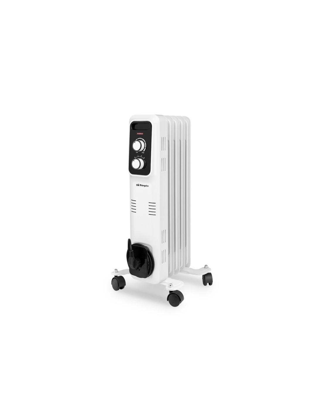 Orbegozo 18023 calefactor eléctrico Interior Negro, Blanco 1000 W Radiador de aceite eléctrico