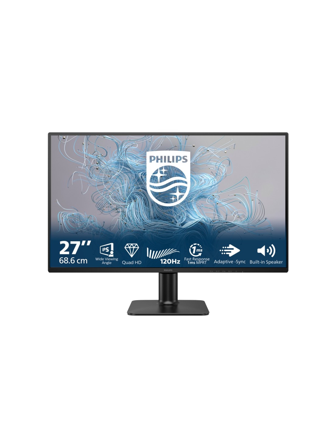 Philips 2000 series 27E2N2500/00 pantalla para PC 68,6 cm (27") 2560 x 1440 Pixeles Quad HD LCD Negro