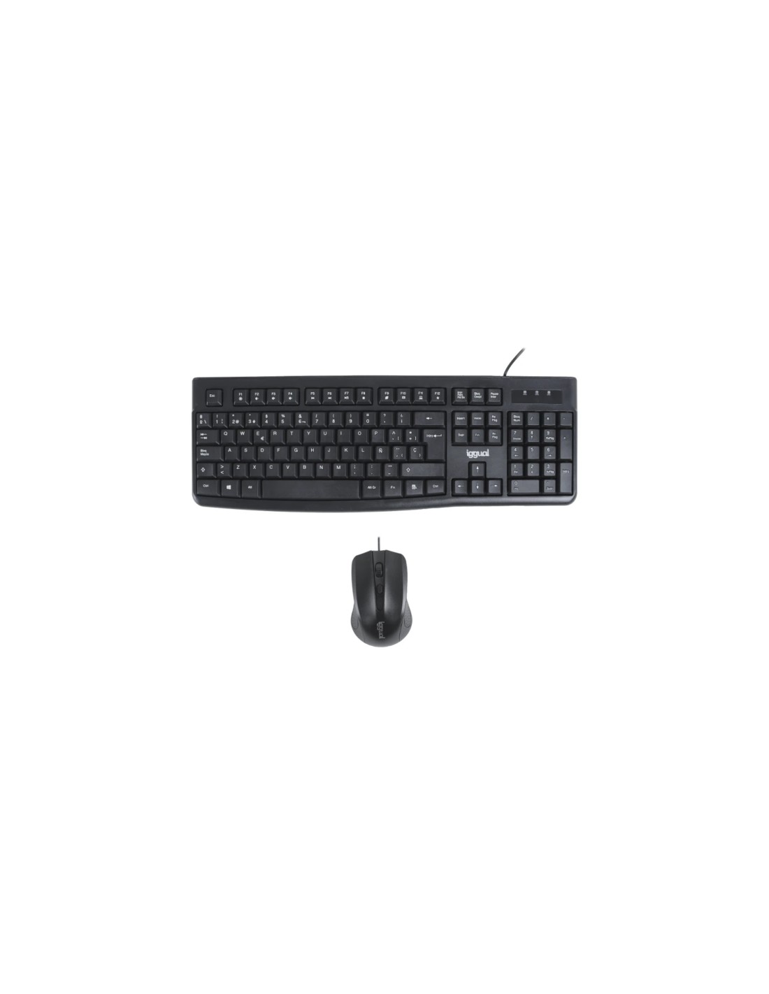 iggual CMK-business 2 teclado Ratón incluido Hogar / Oficina USB QWERTY Inglés Negro