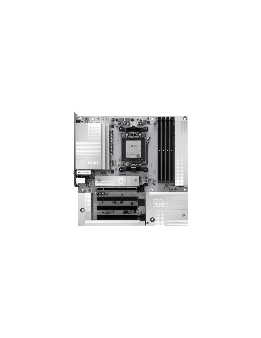 MSI AM5 PRO B850M-A WIFI PZ M-ATX AMD B850 Zócalo AM5 micro ATX
