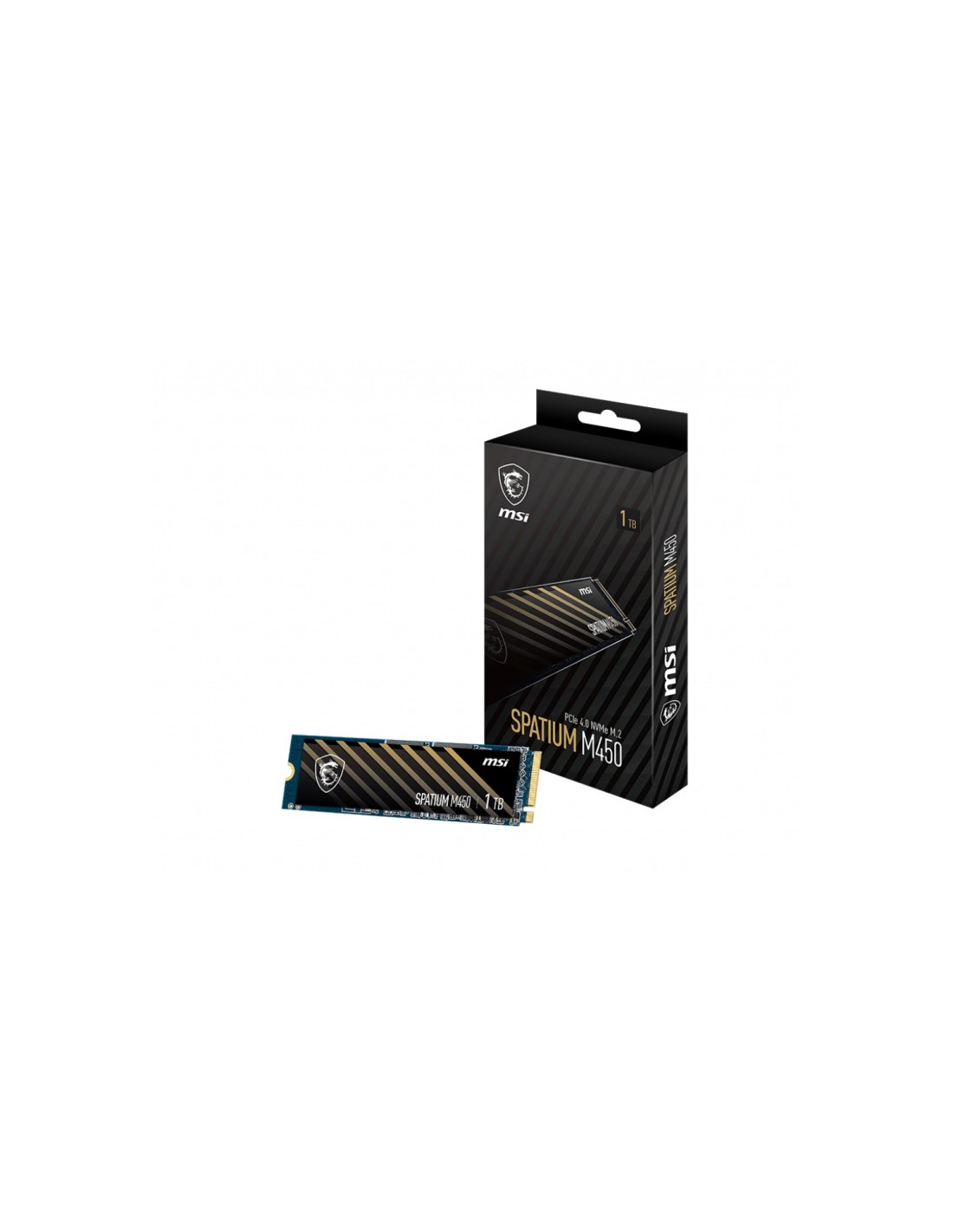 MSI SPATIUM M450 PCIe 4.0 NVMe M.2 1TB PCI Express 4.0 3D NAND