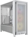 Corsair FRAME 4000D RS ARGB Midi Tower Blanco