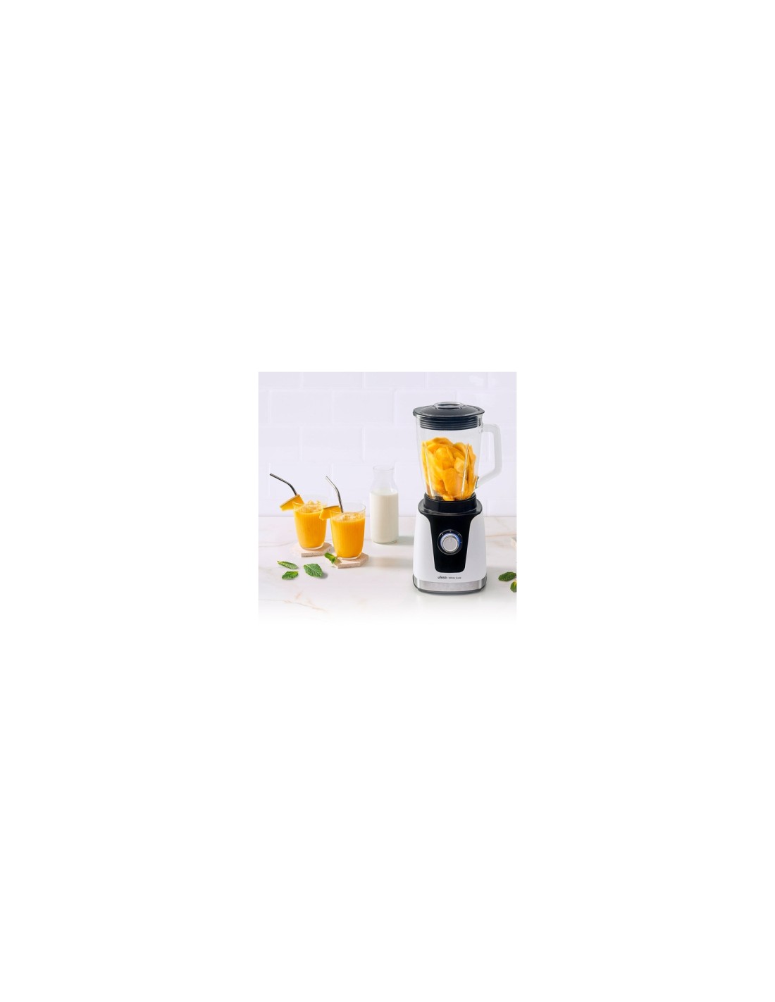Ufesa 70205761 licuadora 1,5 L Batidora de vaso 1500 W Negro, Blanco