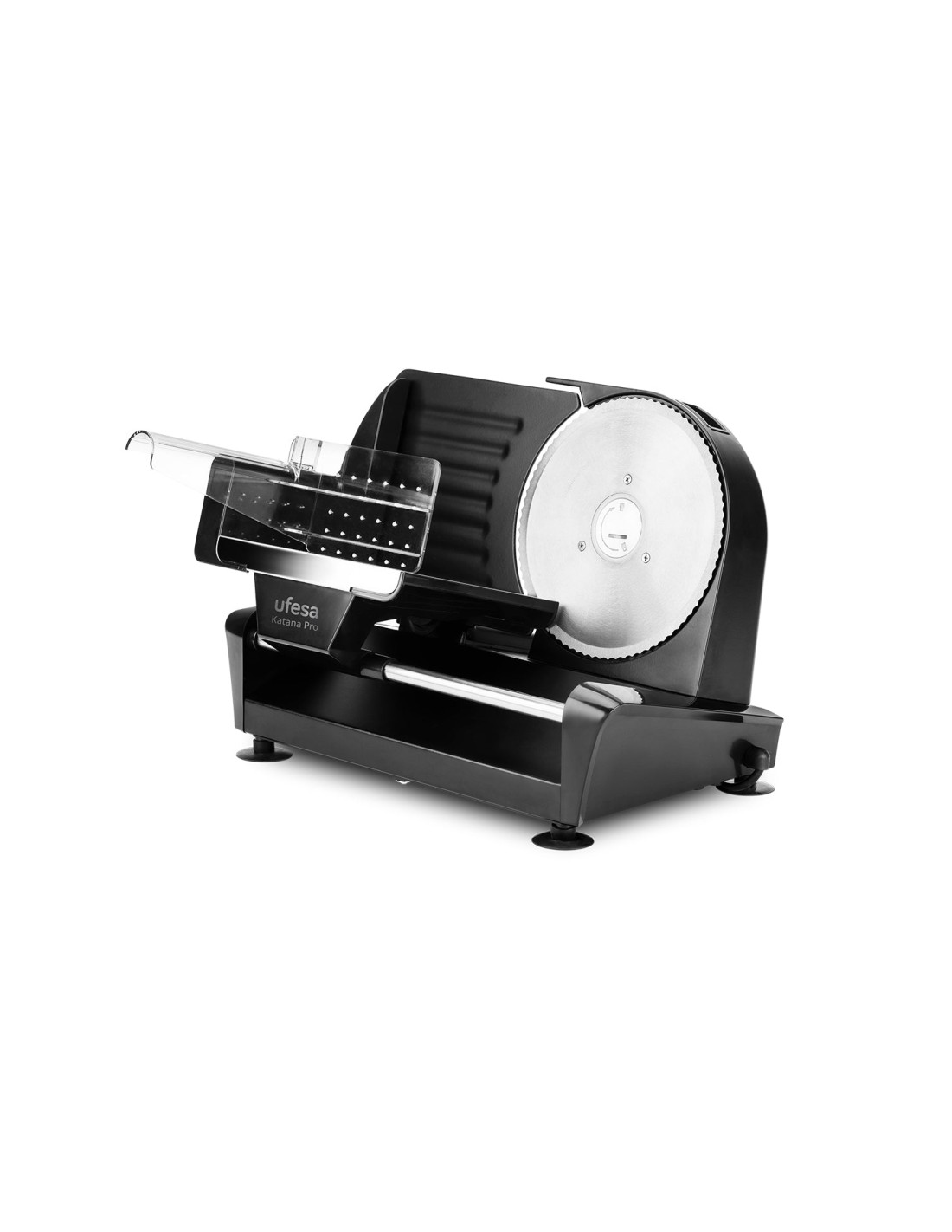 Ufesa Katana Pro rebanadora Eléctrico 200 W Negro, Acero inoxidable Plástico, Acero inoxidable