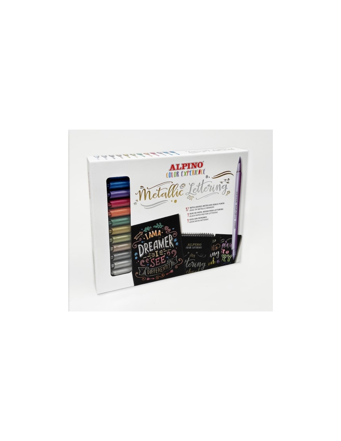Alpino AR010701 marcador 12 pieza(s) Surtido Colores surtidos