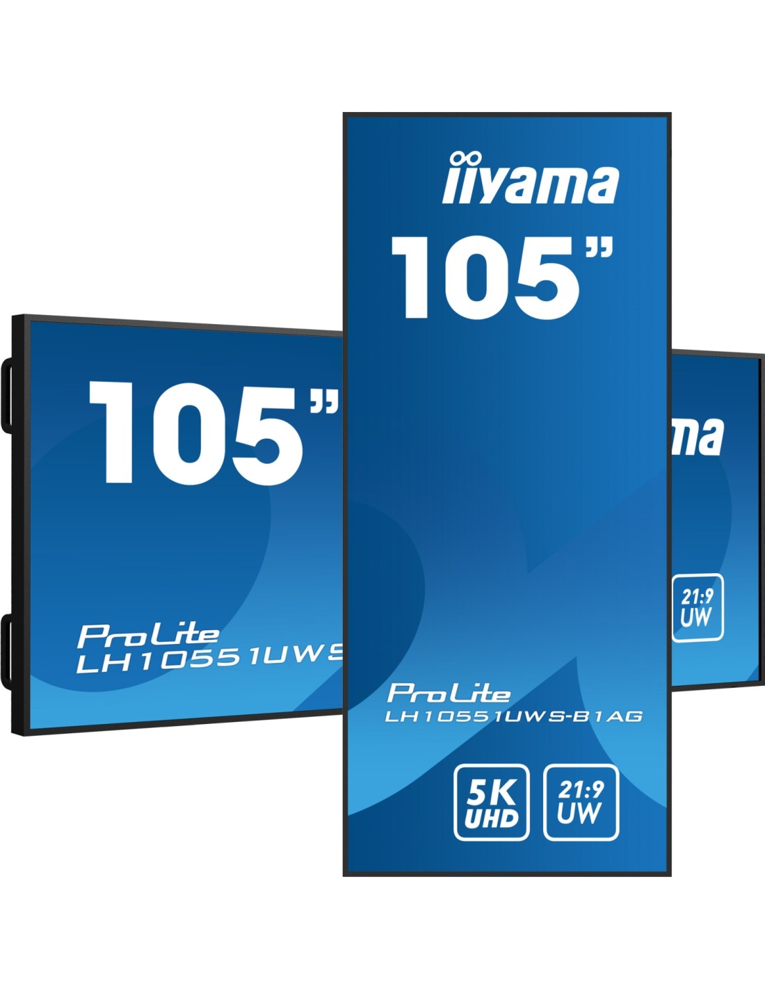 iiyama LH10551UWS-B1AG pantalla de señalización Pantalla plana para señalización digital 2,66 m (104.7") LED 500 cd / m² UltraWi