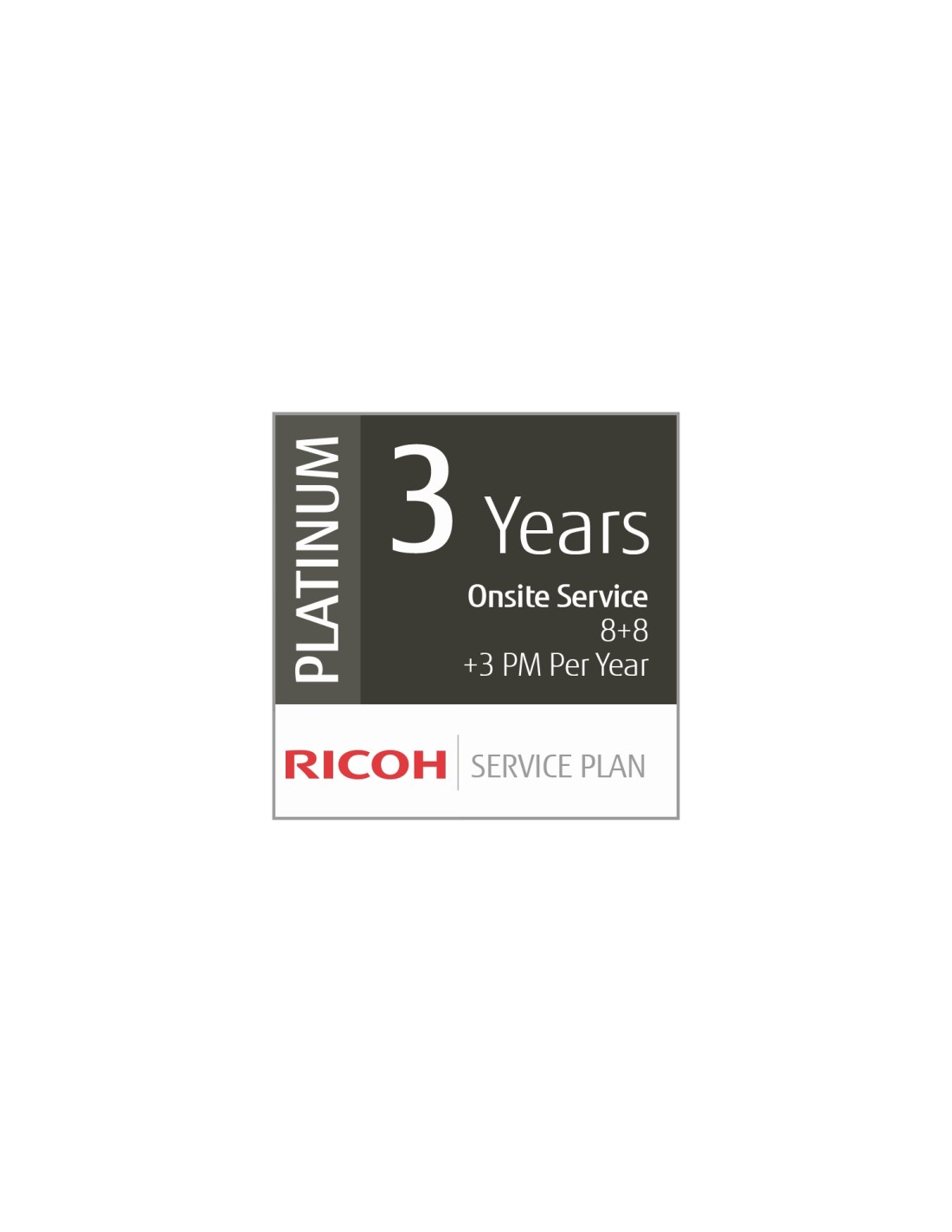 Ricoh Plan de Servicio Platino a 3 años (Producción de Volumen Bajo)