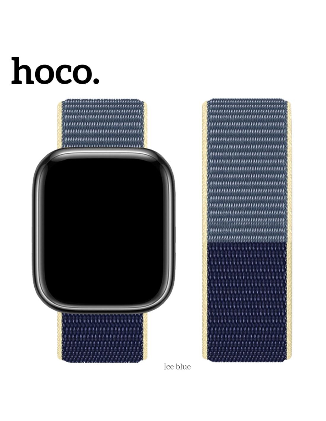 Hoco iWatch WA02 Correa Nylon Azul Hielo