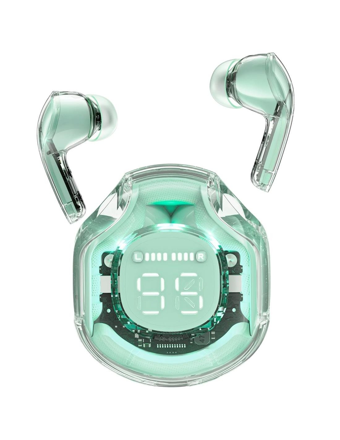 Acefast T8 Crystal Auricular Bluetooth Verde Mint