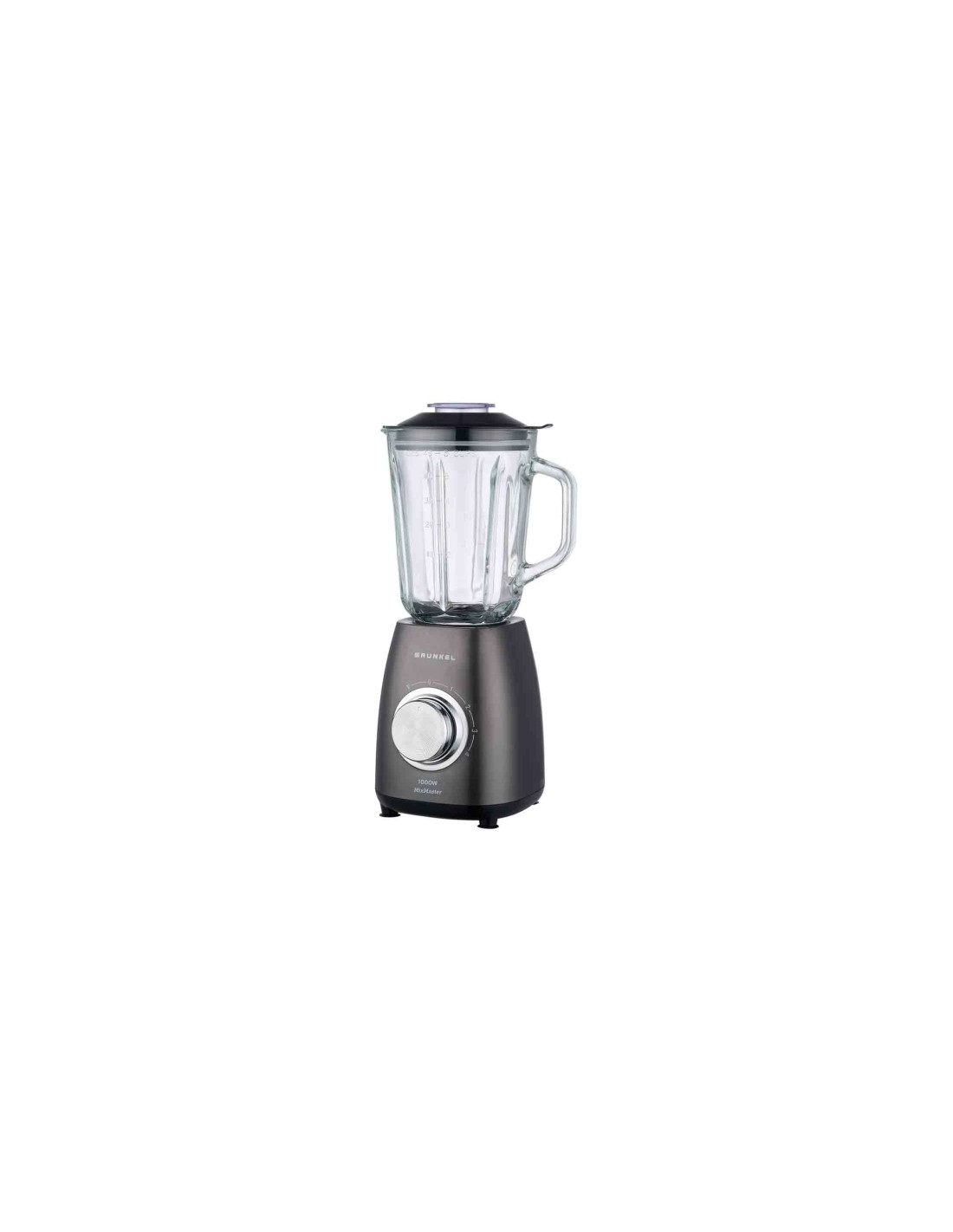 Grunkel BAT-1000MIXMASTER licuadora 1,5 L Batidora de vaso 1000 W Negro, Acero inoxidable, Transparente