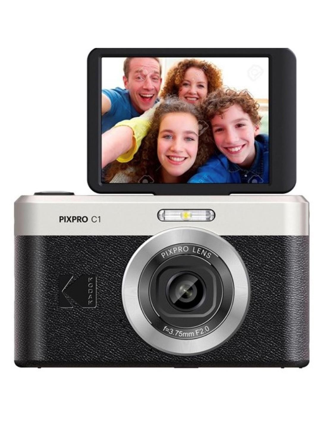 Kodak Pixpro C1 CÃ¡mara Digital 13MP con Pantalla Abatible Negra