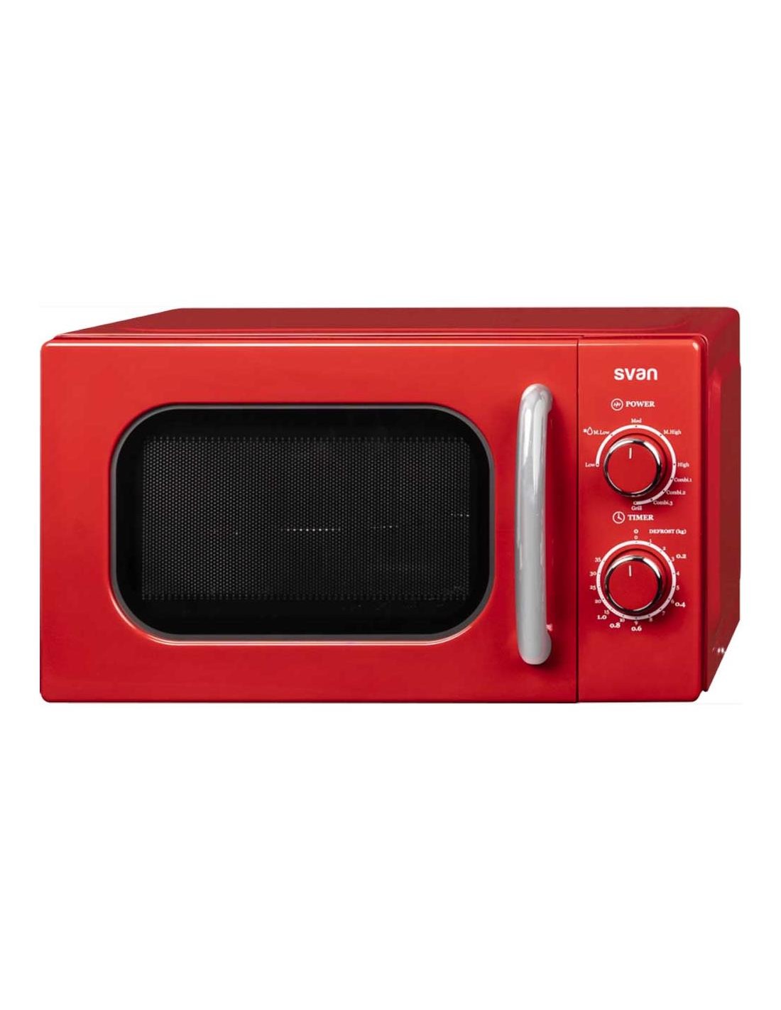 SVAN SVMW730RR MICROONDAS 700W 20L ROJO