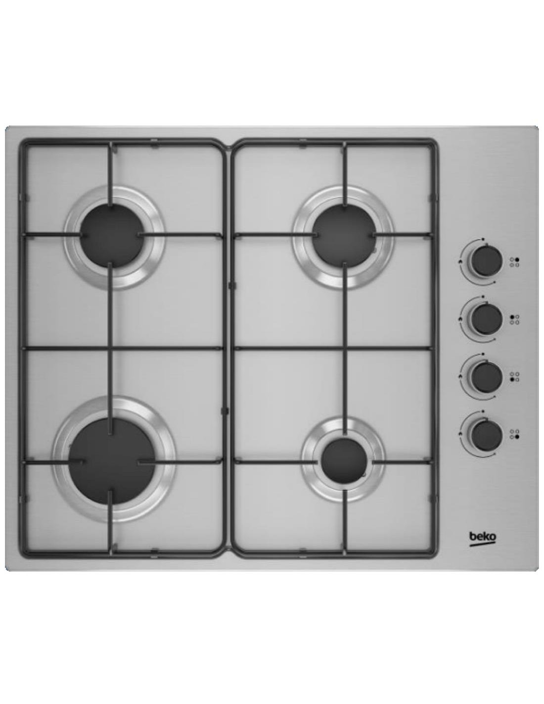 Beko HIGG64103SX Placa Independiente 4F Inox Butano