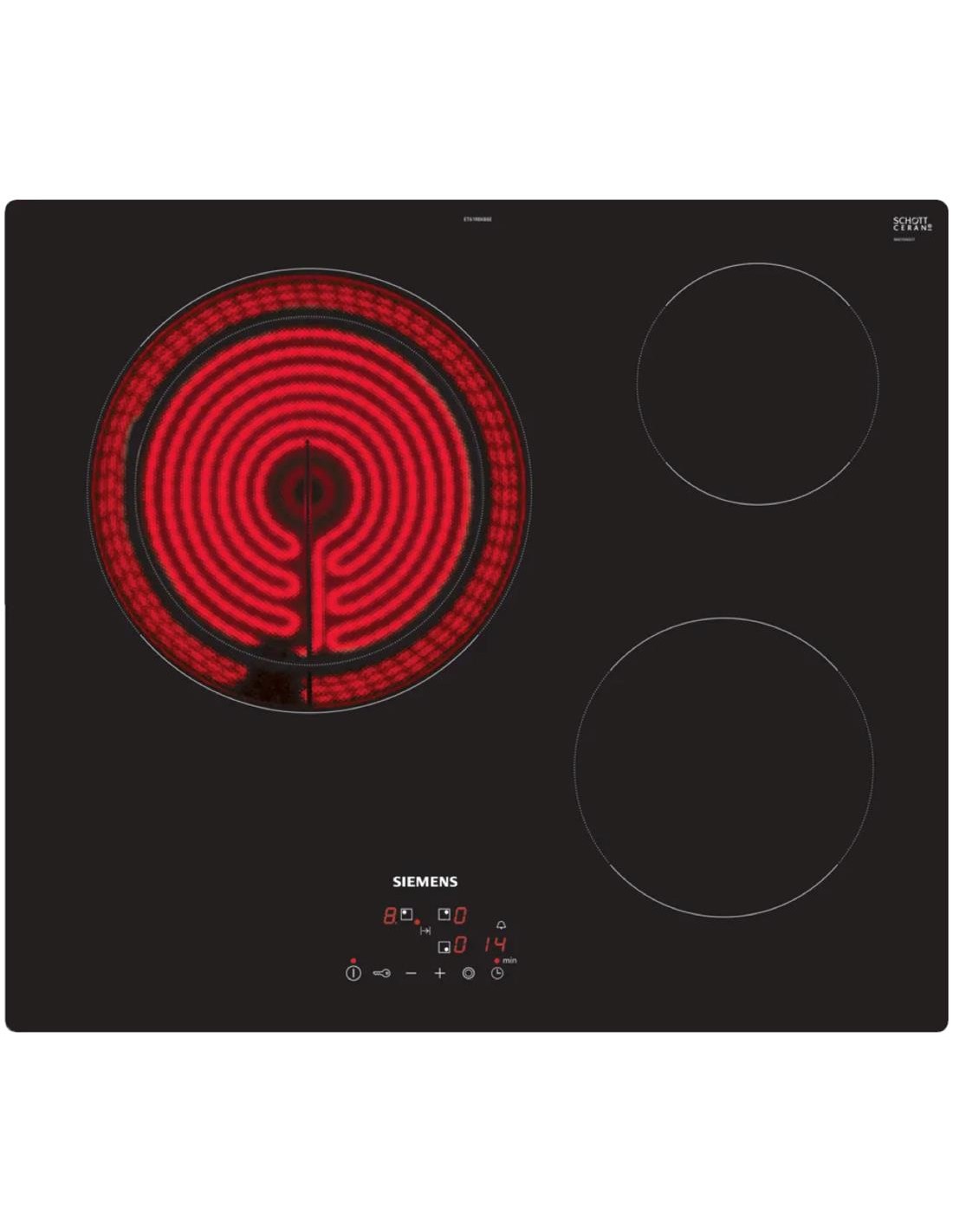Siemens ET61RBKB8E VitrocerÃ¡mica 3F