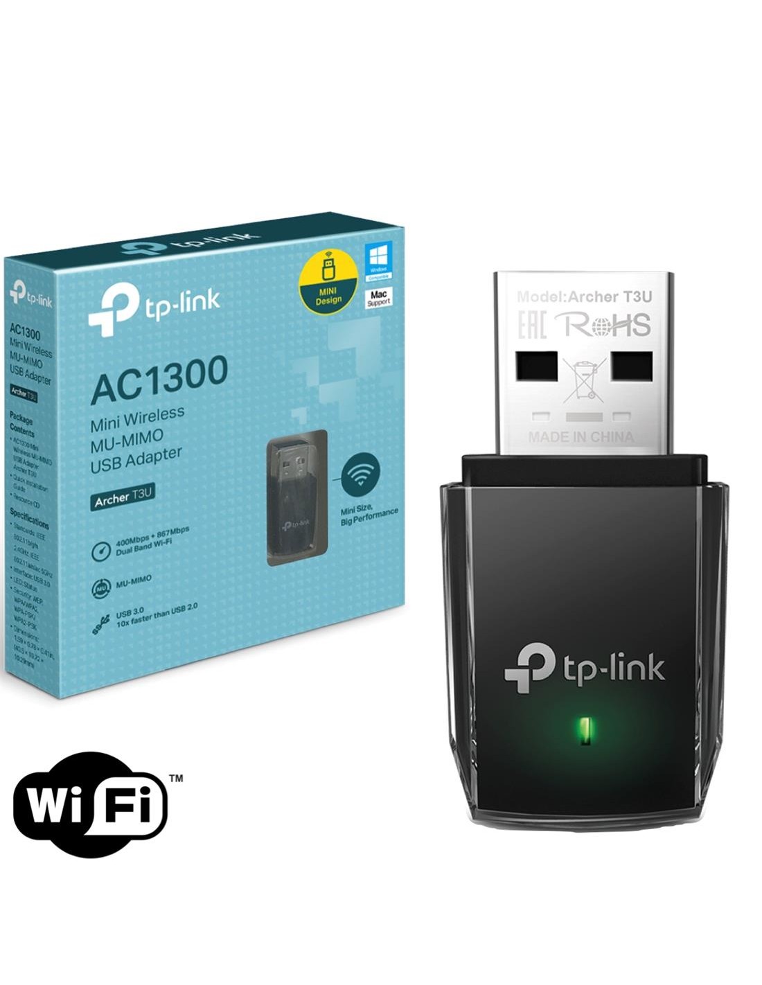 Tp-Link Adaptador USB WIFI AC1300 (ARCHER T3U)