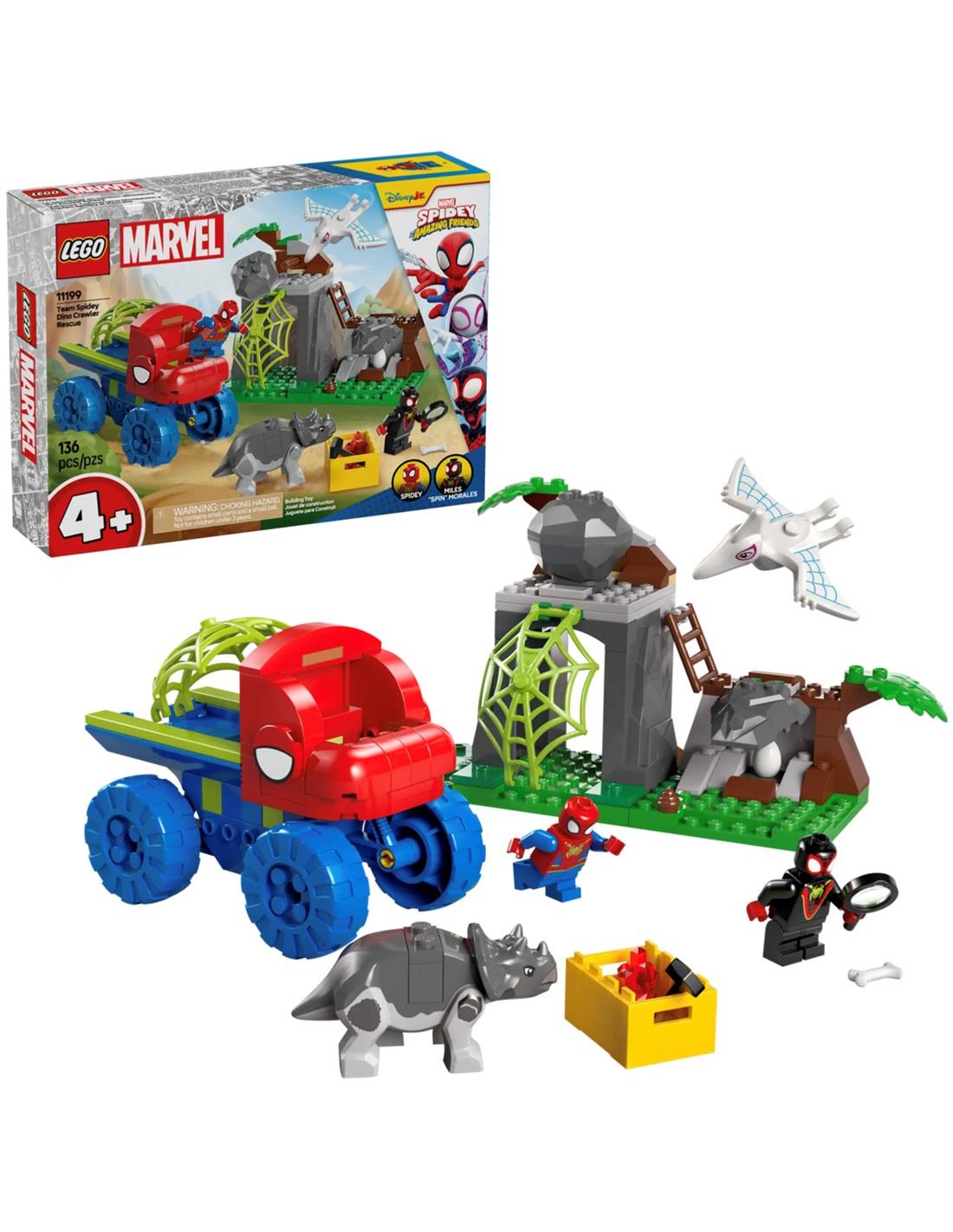 LEGO 11199 Team Spidey Dino Crawler Rescue