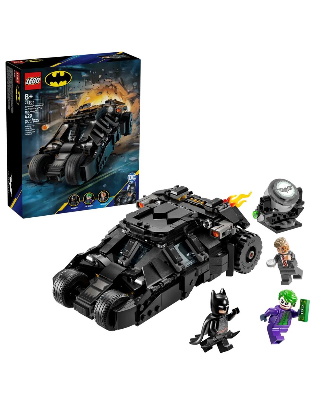 LEGO 76303 Tumbler de Batman vs. Two-Face y The Joker