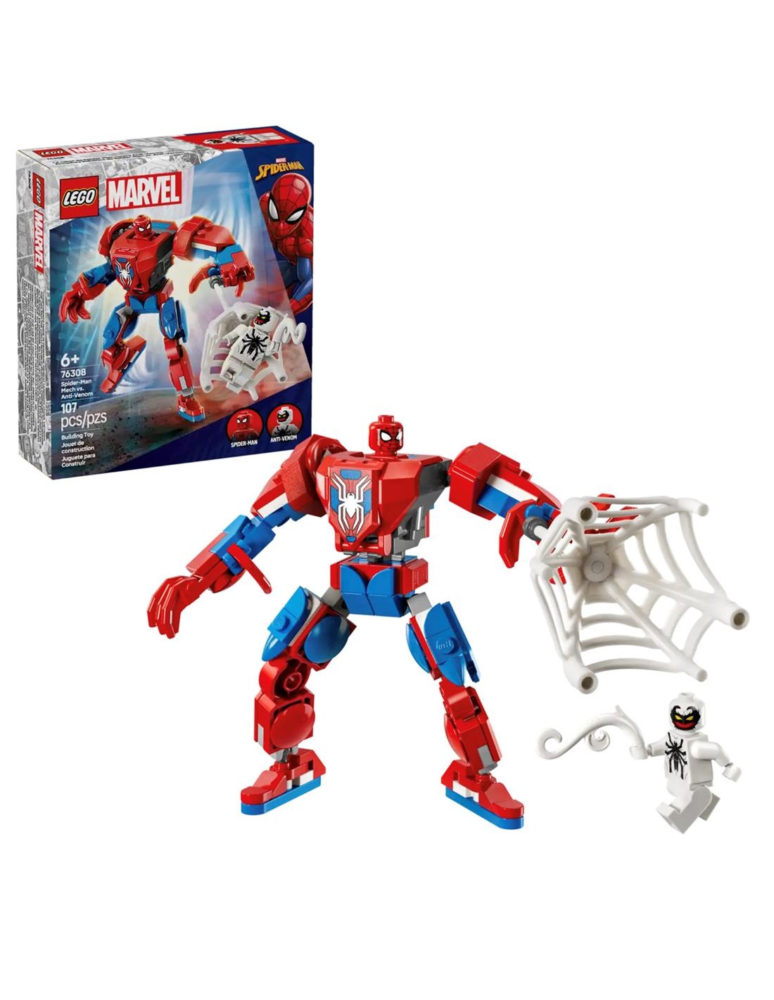 LEGO 76308 Spider Man Mech vs .Anti-Venom
