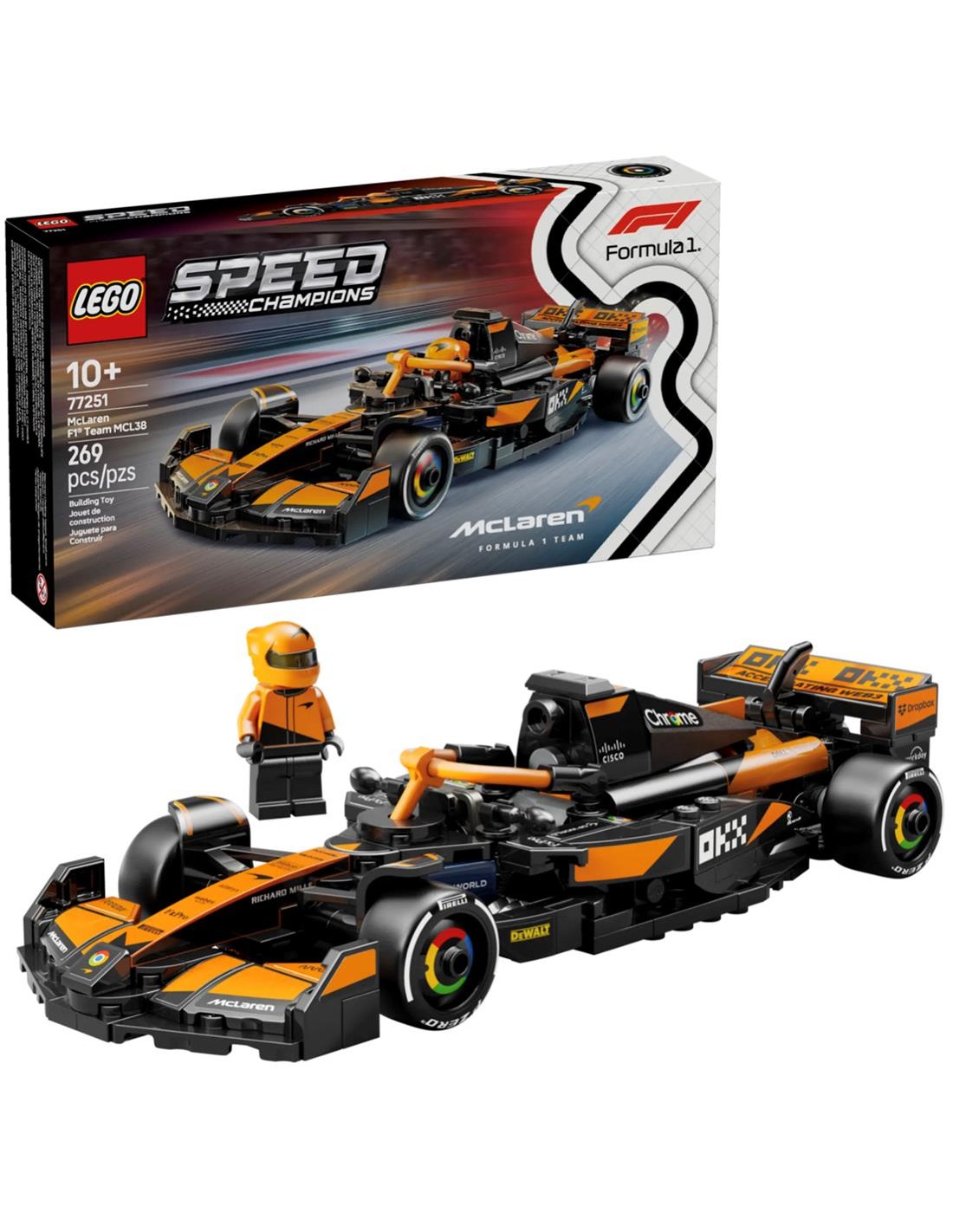 LEGO 77251 McLaren F1 Team MCL38 Race Car