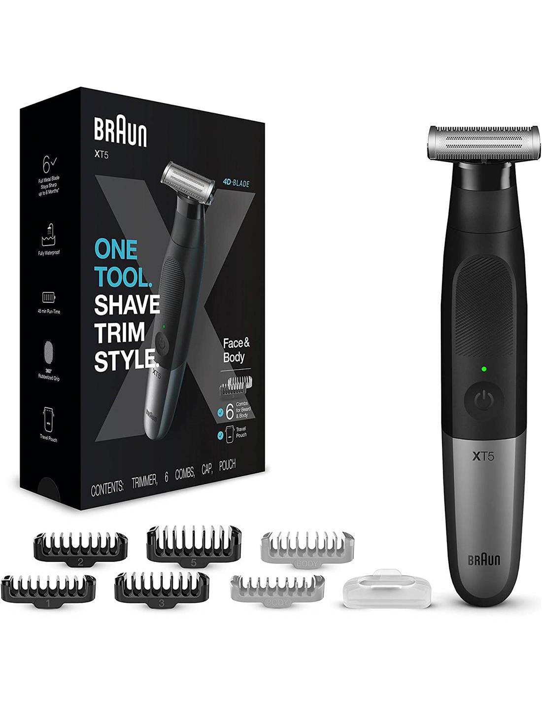 Braun Afeitadora Corporal XT5200 Face & Body