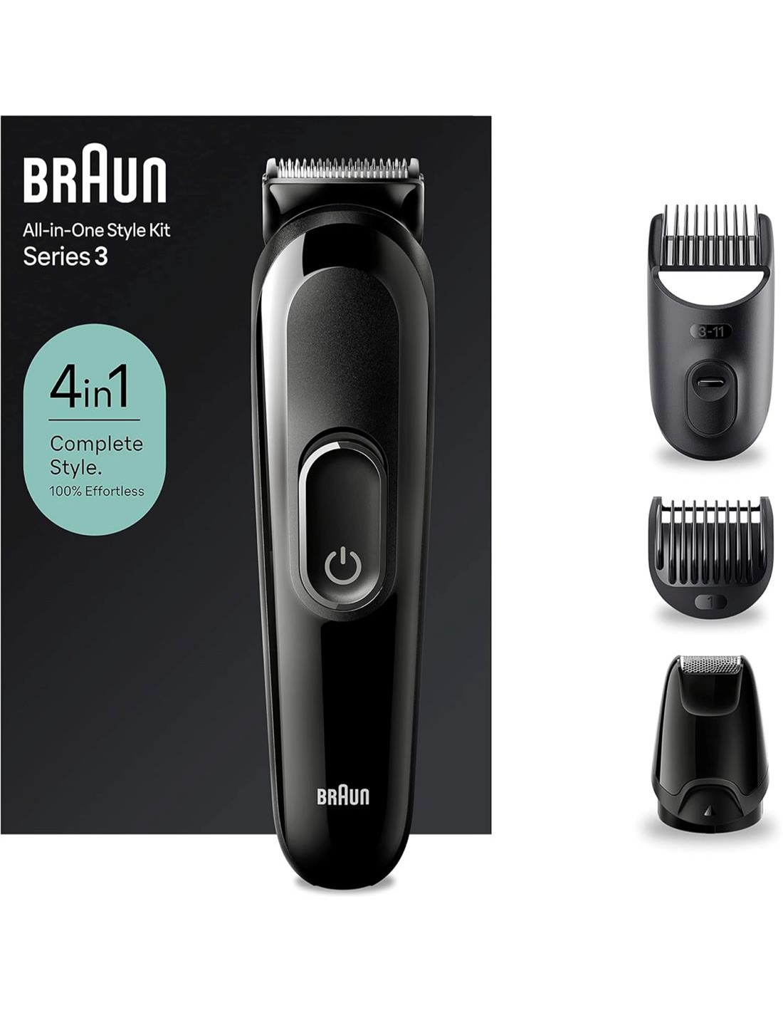 Braun SK3400/BK Recortadora para Pelo y Barba 4-1
