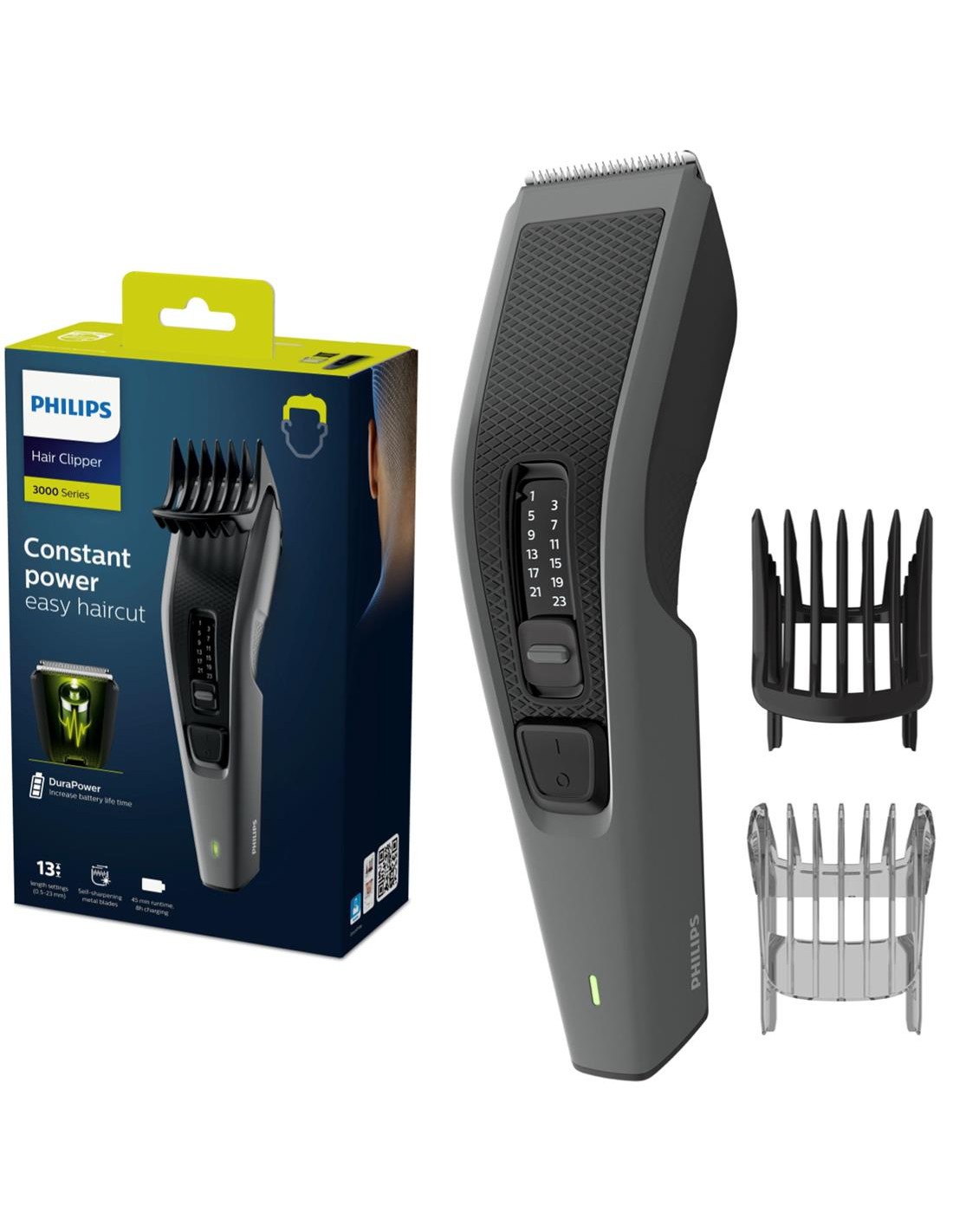 Philips HC3525/15 Cortapelo Recargable con 13 TamaÃ±os de corte