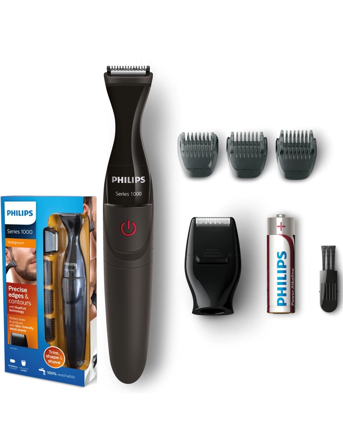Philips MG1100/16 Multigroom de precisión con 3 peines