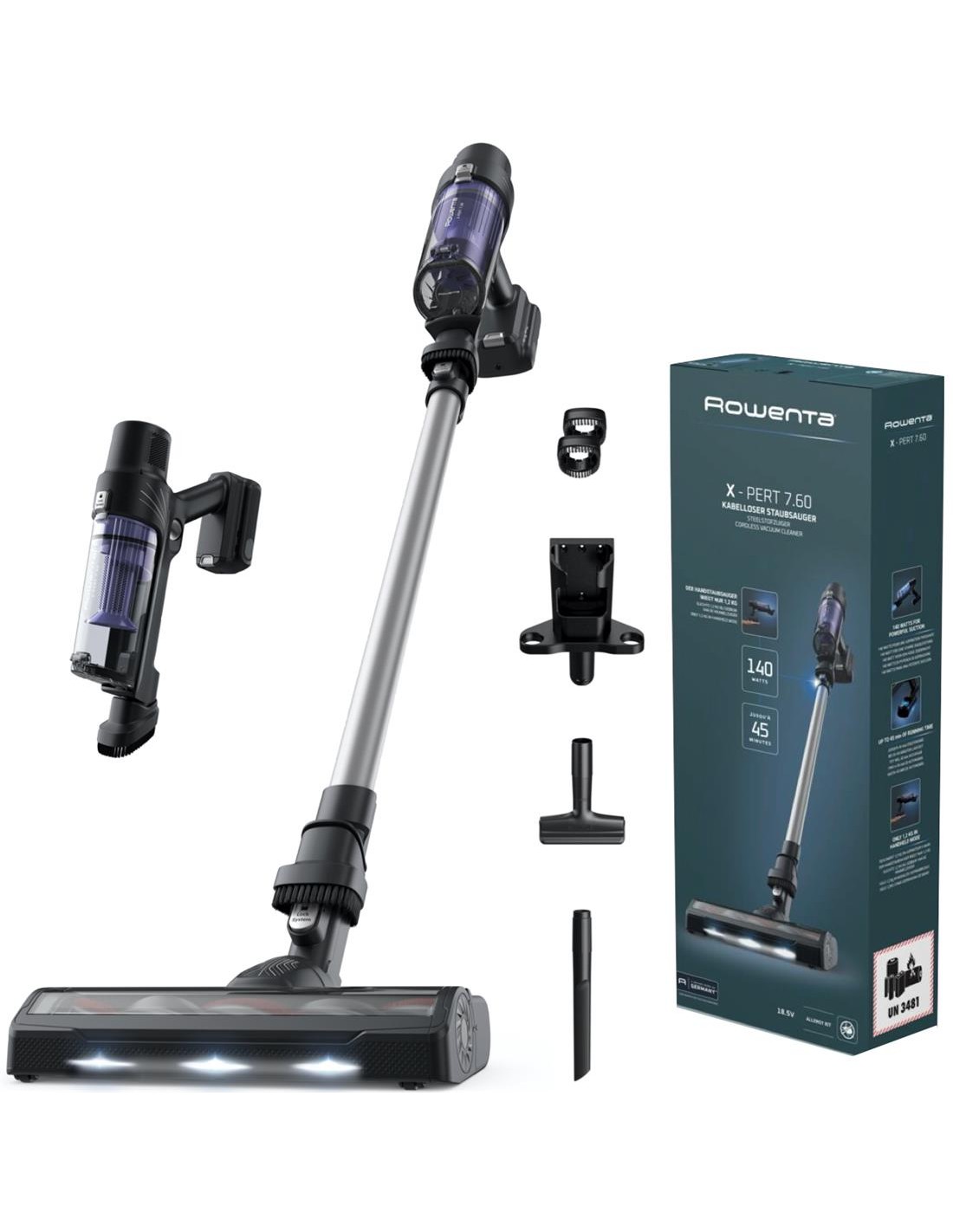 Rowenta RH6A35WO Aspiradora Escoba X-Pert 7.60 Allergy