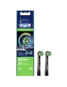 Braun EB-50 Pack de 2 Cabezales de Recambio Oral B Negro
