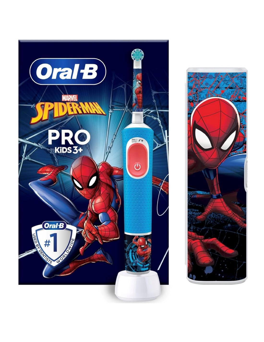 Braun Oral-B Cepillo Pro Kids 3+ Spiderman (D103.413.2K)