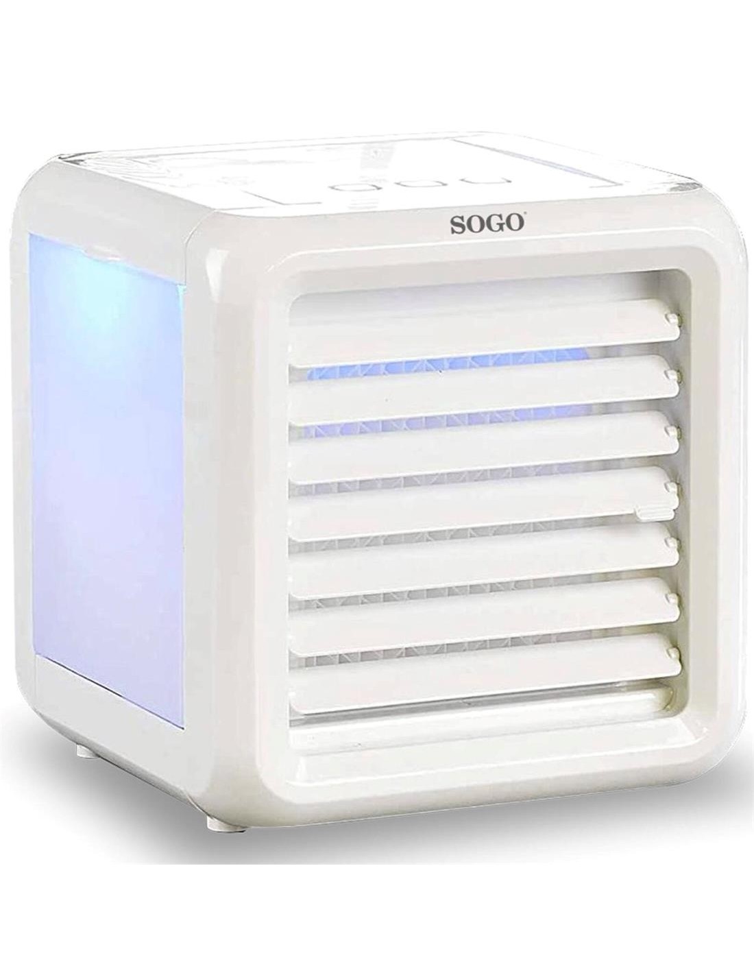 Sogo 2 in 1 Mini Climatizador de Aire PortÃ¡til 7W (AIR-SS-21085)