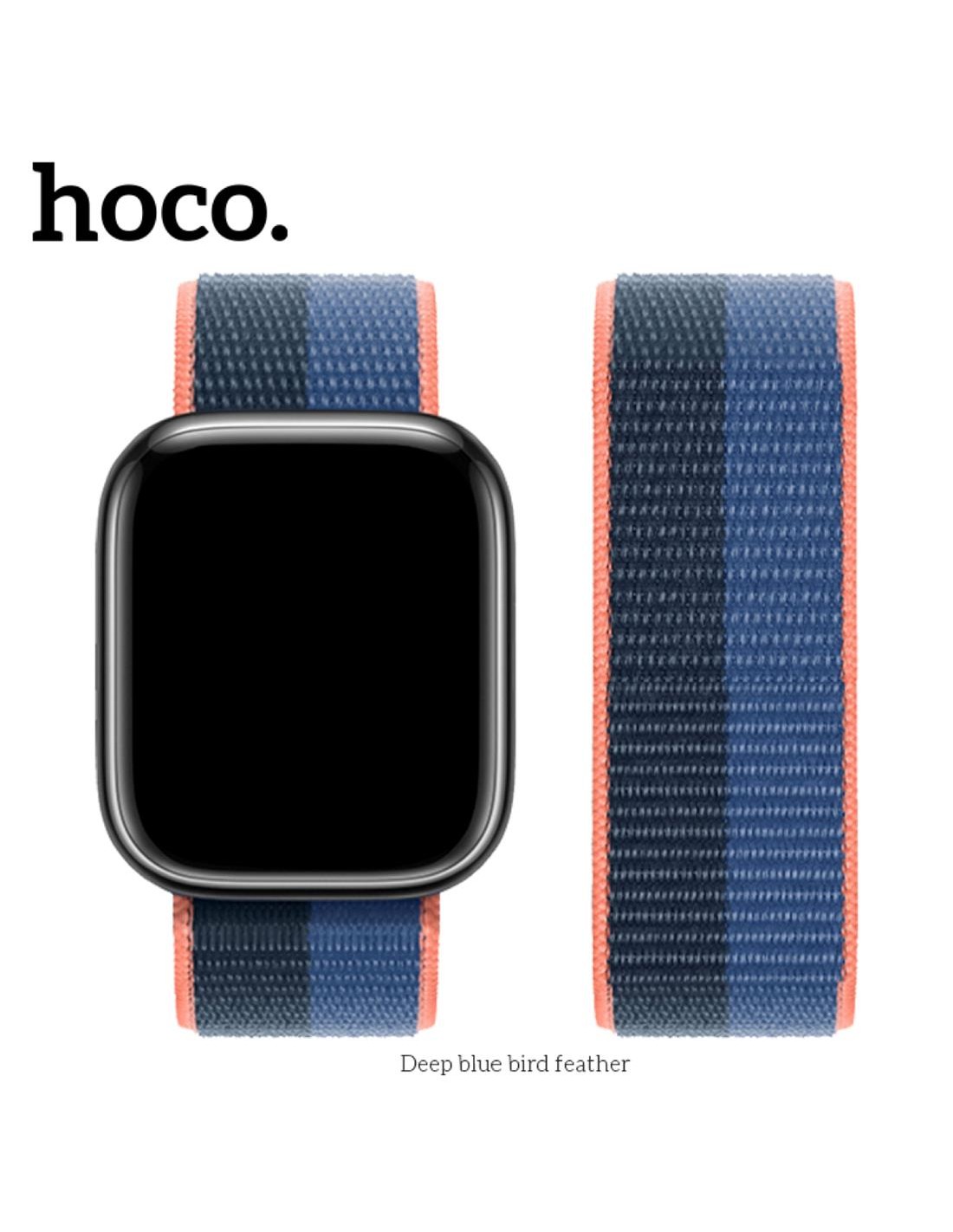 Hoco iWatch WA02 Correa Nylon Azul Deep