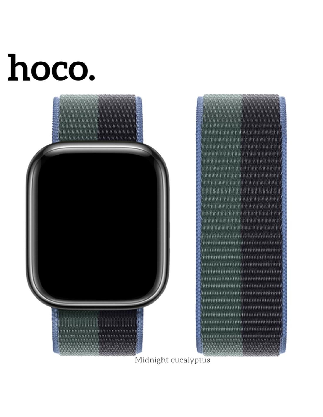 Hoco iWatch WA02 Correa Nylon Verde Eucalipto