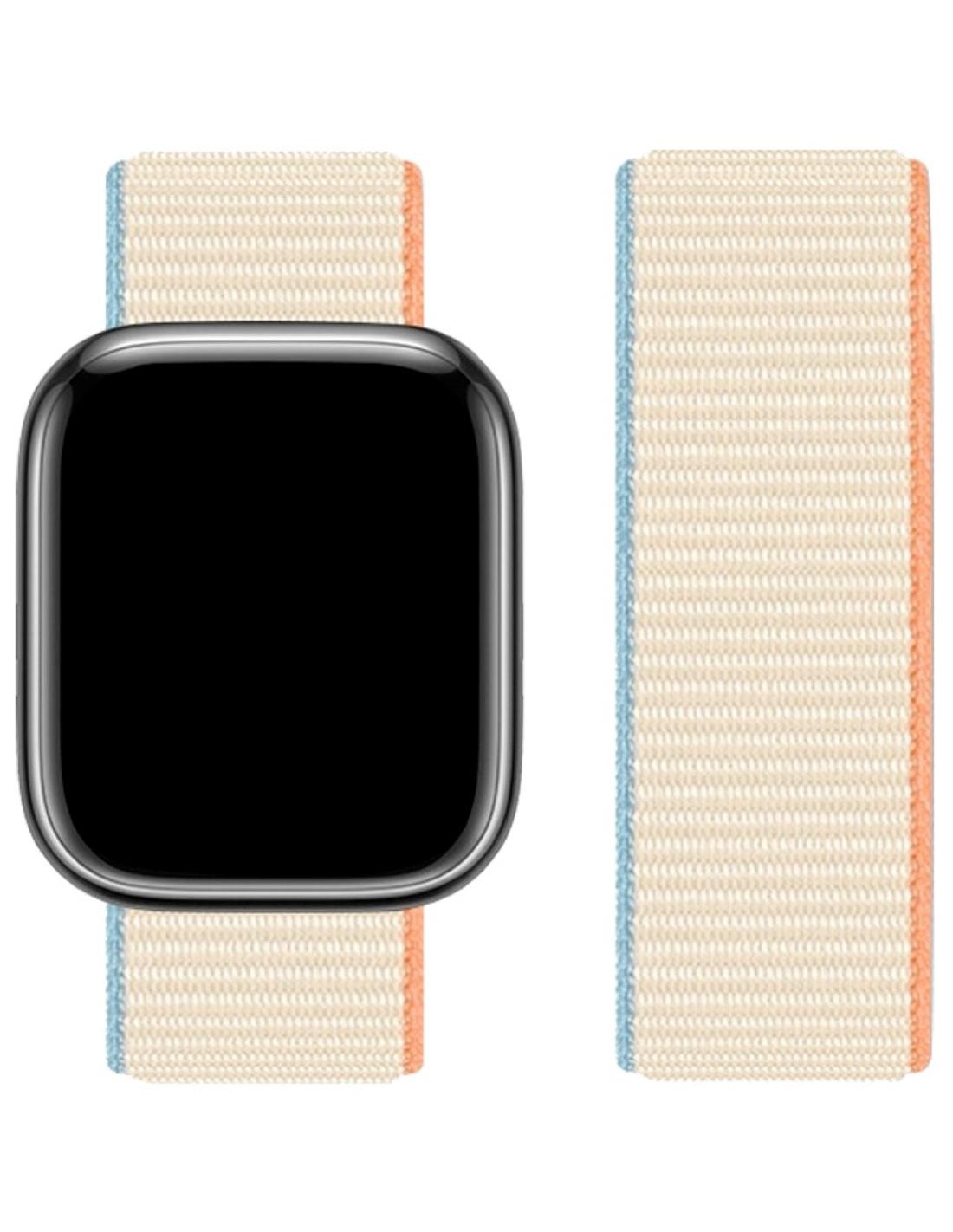Hoco iWatch WA02 Original Series Loop Type Nylon Strap (38/40/41mm) Milky White