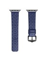 Hoco iWatch WA18 Elegant Series Leather Strap (38/40/41mm) Midnight Blue